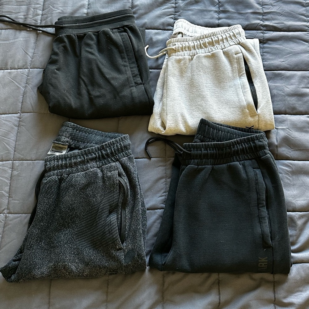 Bundle of 4 medium men’s Gymshark joggers